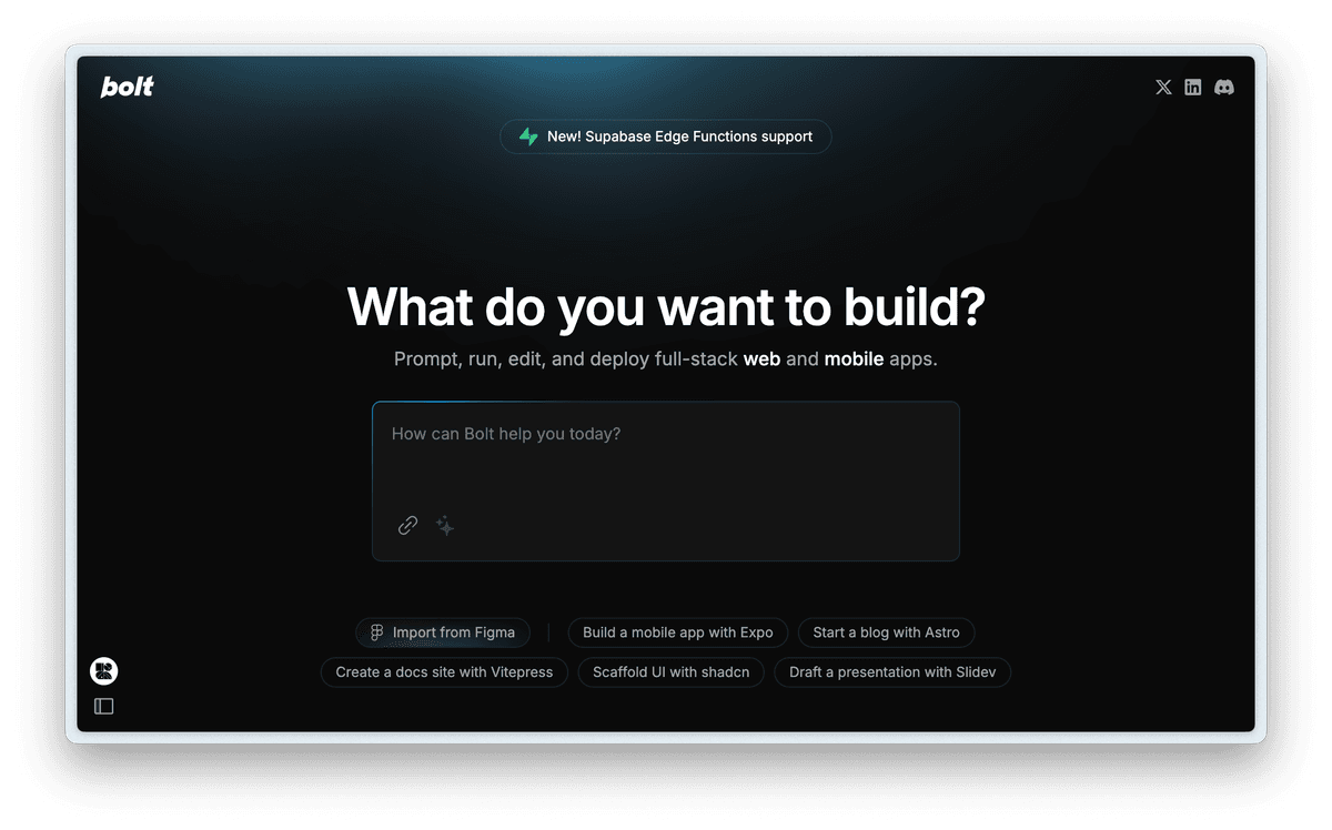 Bolt interface