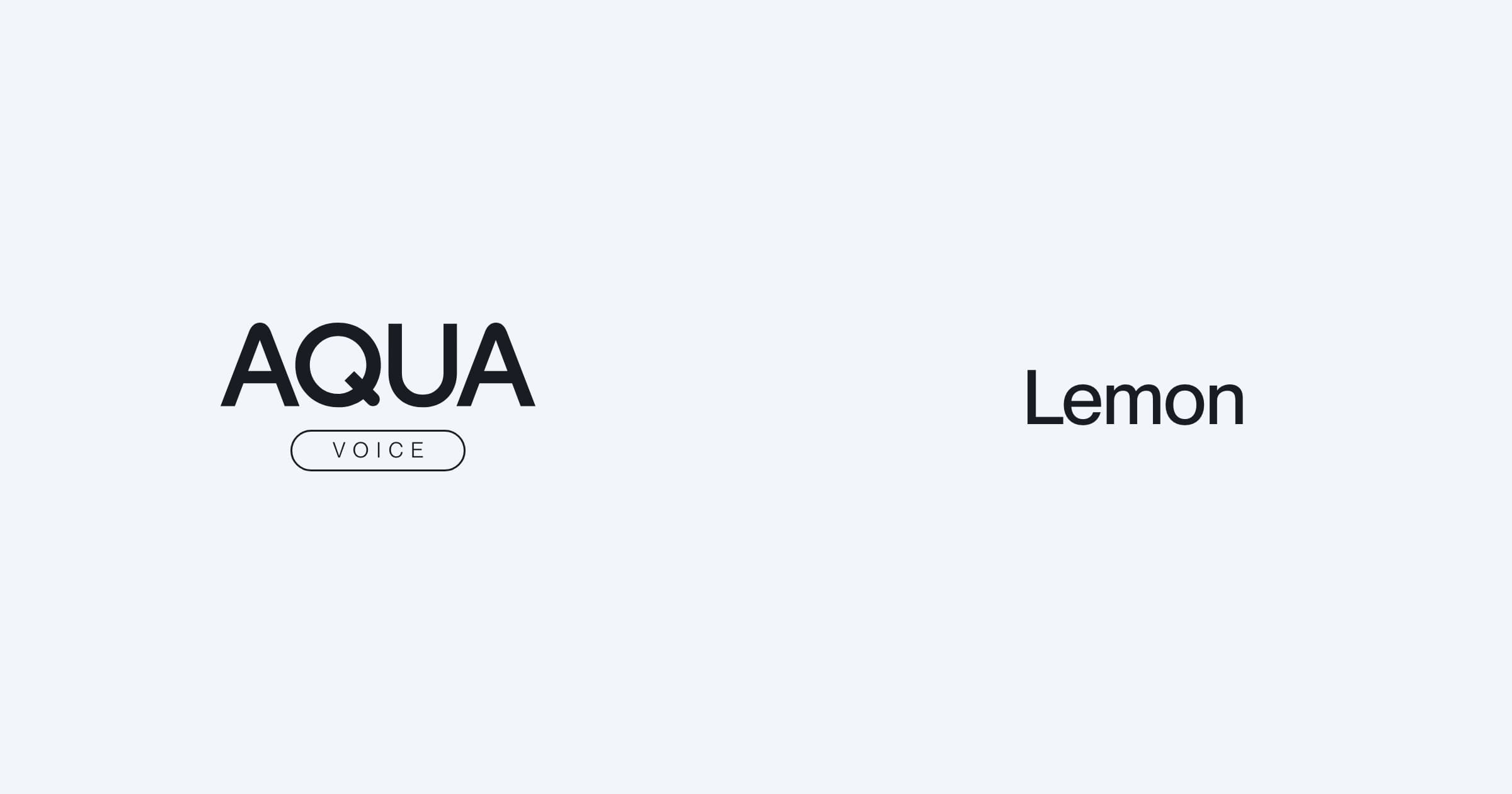 Aqua Voice and Lemon comparison preview