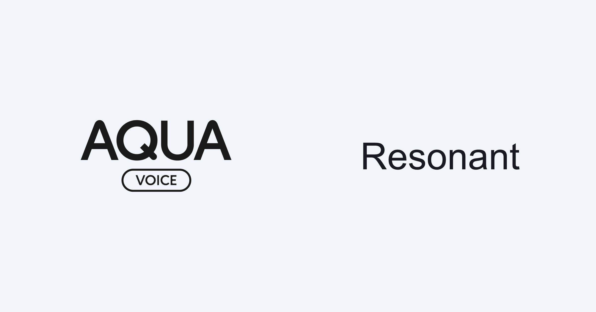 Aqua Voice and Resonant comparison preview